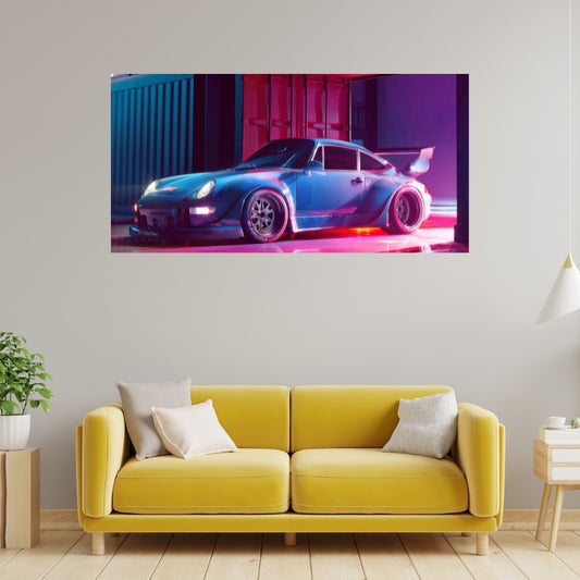 Cuadro Canva tela PVC Retro DEPORTIVO ALEMAN 100x50cm