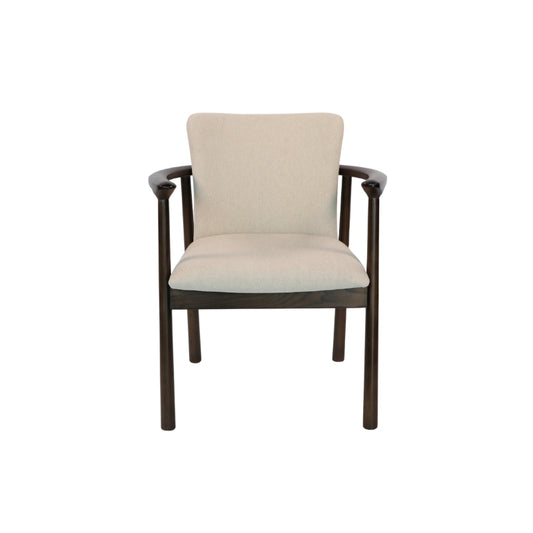 Sitial ALONSO Tela Motto y Madera de Fresno Walnut